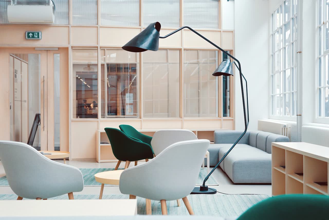 Small office front desk where appointment texts are handled